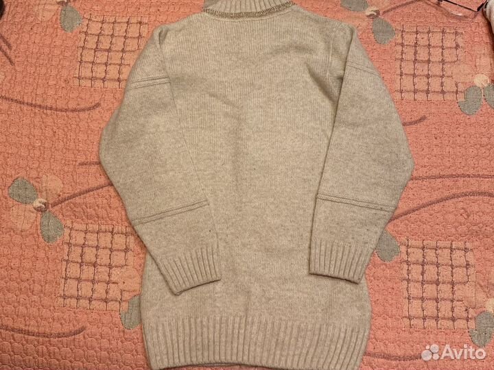 Свитер теплый удлиненный