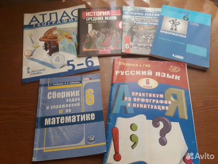Рабочие тетради 6 класс