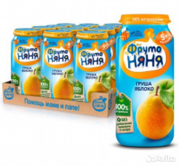 Фруктовое пюре агуша