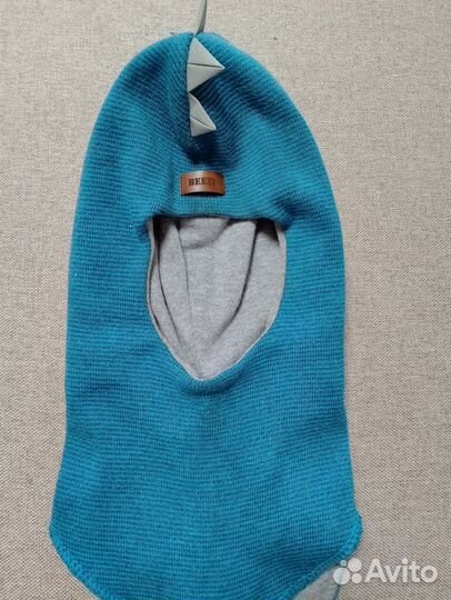 Шапка шлем для мальчика