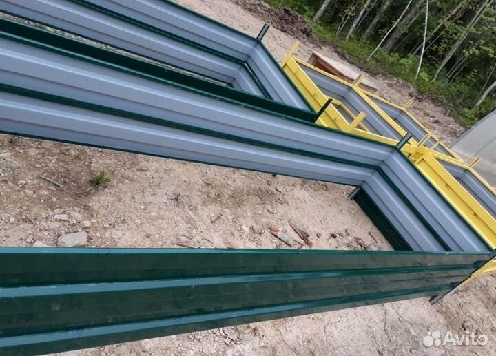 Грядка оцинкованная 1м х 5м х 32см