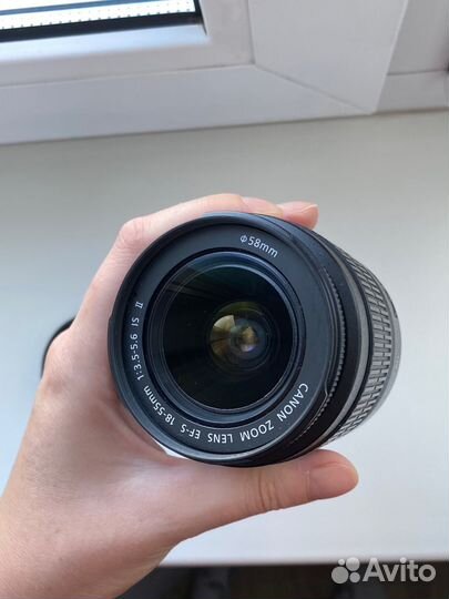Объектив canon EF-S 18-55 mm IS II f/3.5-5.6 kit