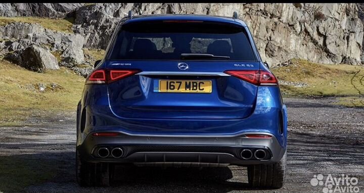 Диффузор 53 AMG на GLE V167