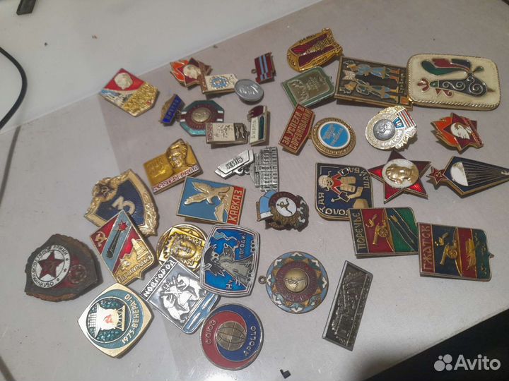 Лот значков СССР