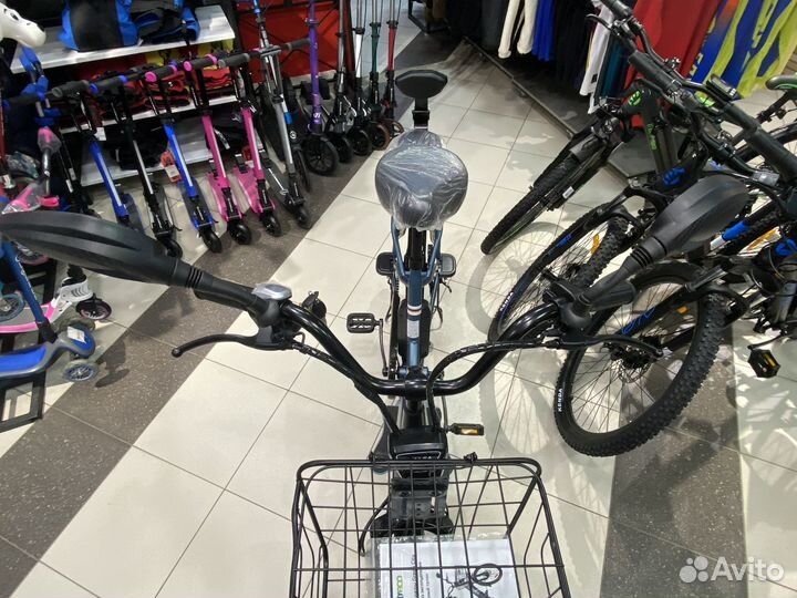 Электровелосипед E-alfa NEW blue