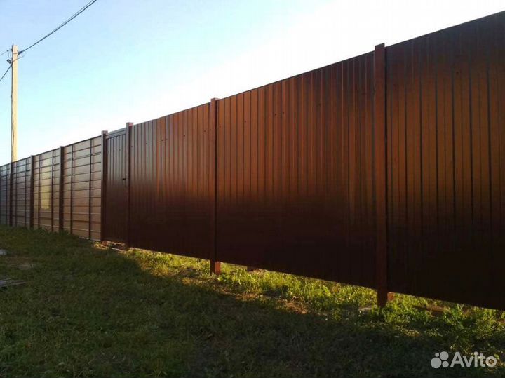Забор профлист