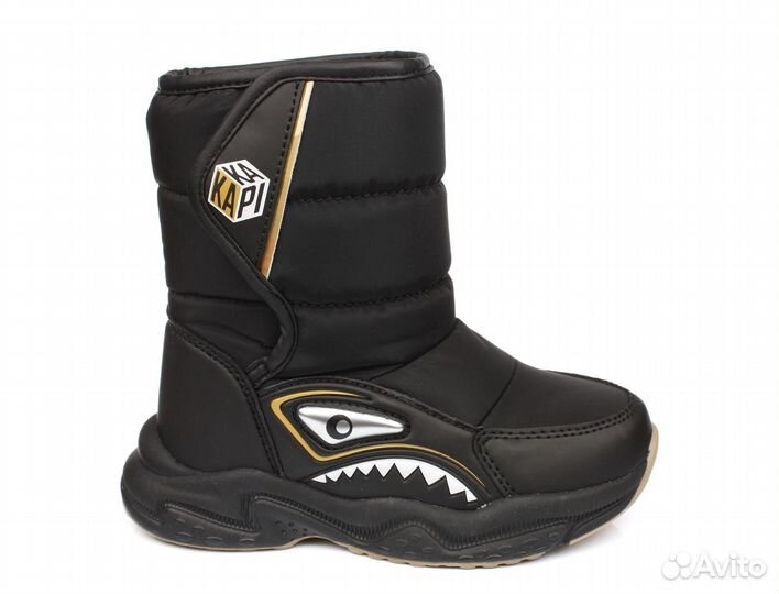 Сапоги зимние Kapika (Черный, Мальчик, 29 / 18.6 см)