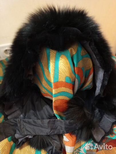 Воротник, опушка для капюшона. Натур.мех