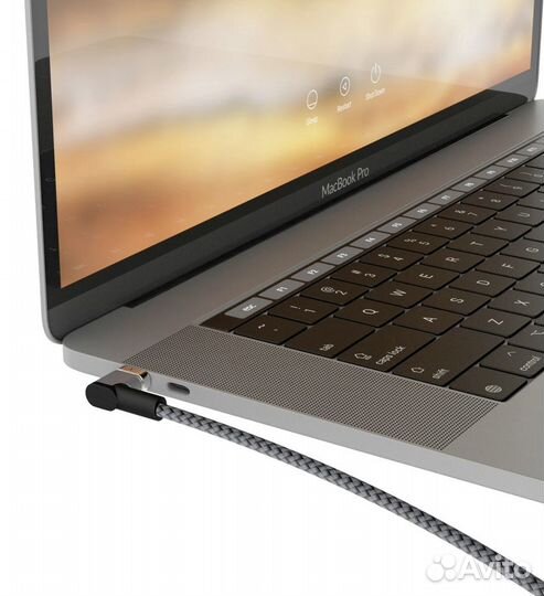 Магнитный кабель TypeC 87W (для macbook) interstep