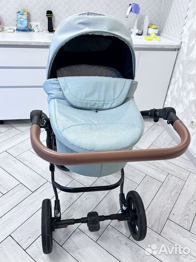 Коляска 3 в 1 Riko Basic Bella Life