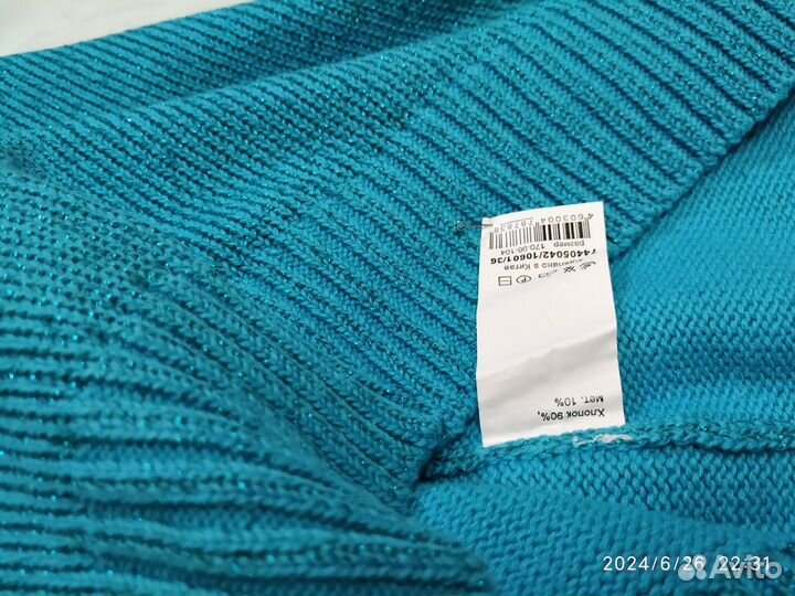 Новый женский свитер oggi knits, 46 разм