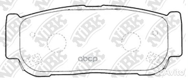 Колодки тормозные дисковые задн. hyundai H1 02