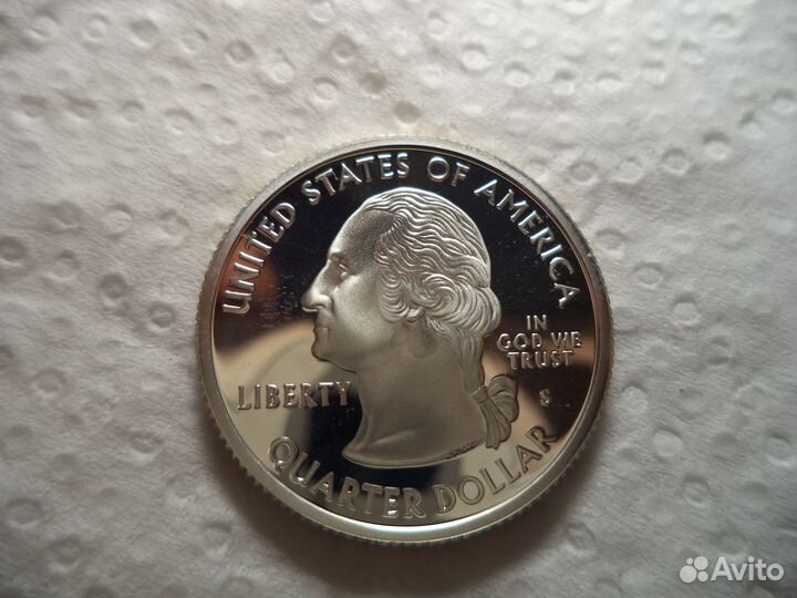 1/2 доллара 1982 США UNC proof серебро