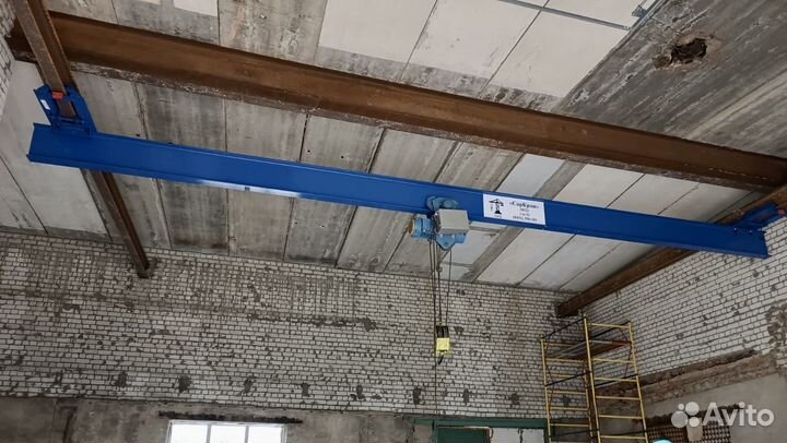 Кран мостовой подвесной г\п5т. пролетом12м