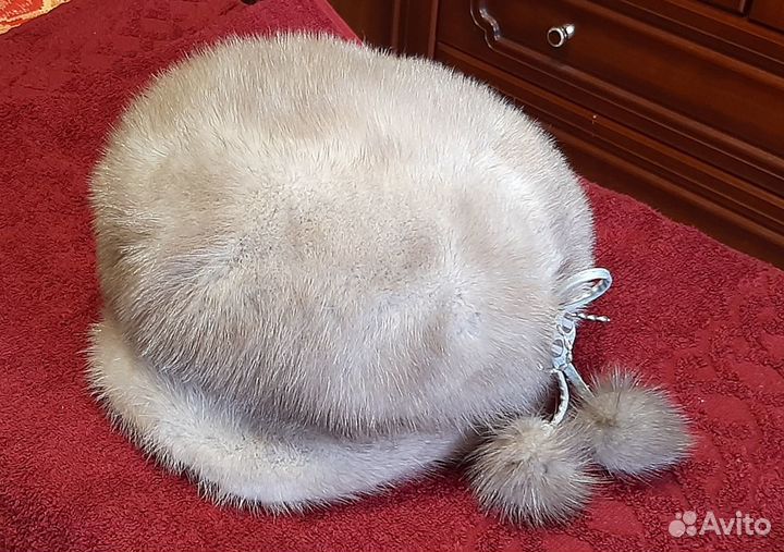 Шапка норковая женская