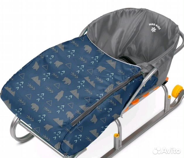 Новый чехол матрасик для санок Ника