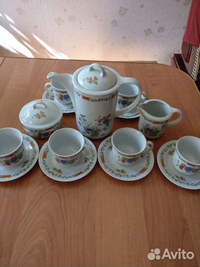 Сервиз кофейный ГДР Jlmenau