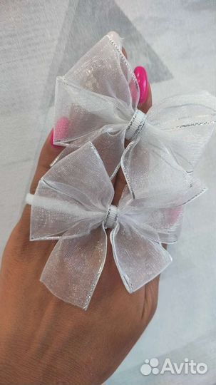 Резиночки для волос ручной работы