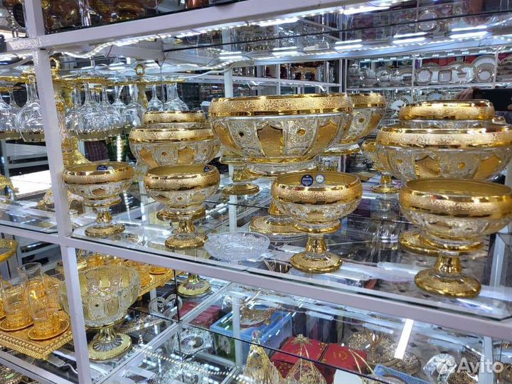 Богемия вазы стекло в наличии