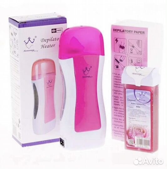 Новый набор Воскоплав+воск+полоски