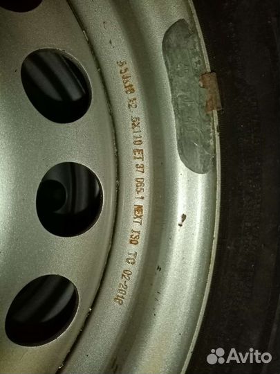 Комплект колес r16 opel astra H