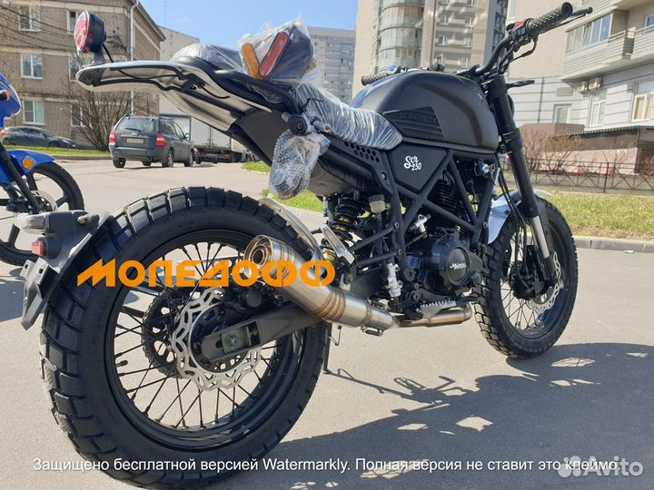 Мотоцикл Минск Minsk SCR 250 Black new + шлем