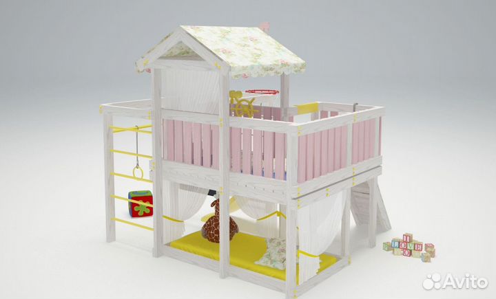 Игровой комплекс Савушка Baby 8 розовый