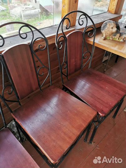 Кованные стулья на дачу, для кафе