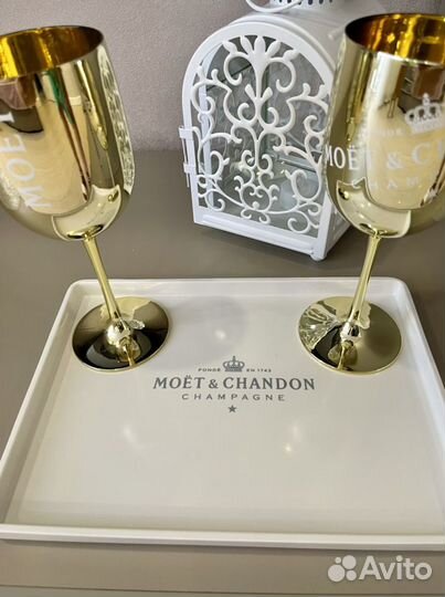 Бокалы moet для торжества