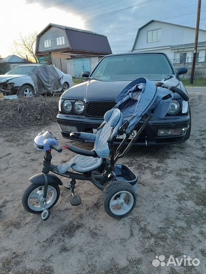 Детский Трехколесный Велосипед с Ручкой Tech Team