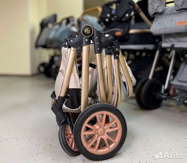 Коляска 2в1 по желанию 3в1 Новая (нежный цвет)