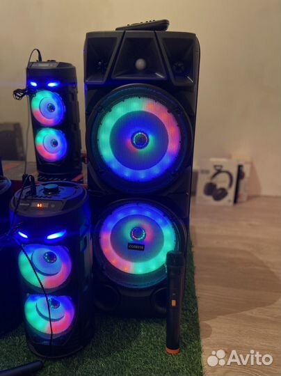 Беспроводные колонки с микрофоном
