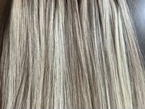 Волосы для наращивания 45 см блонд
