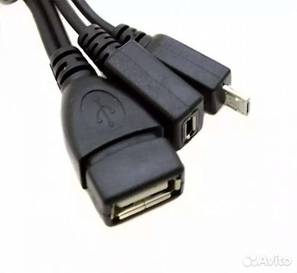 USB Micro OTG кабель переходник