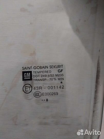 Opel Corsa D - Стекло левое заднее