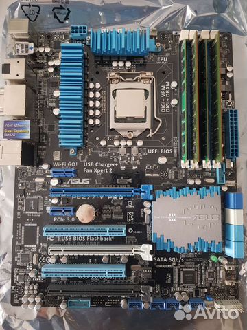 Материнская плата asus p8z77-v pro+2500k+16gb купить в Москве ...