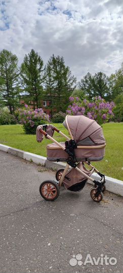 Коляска luxmom 3 в 1 бу