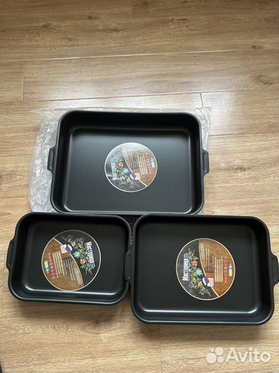 Набор из 3х противней новый