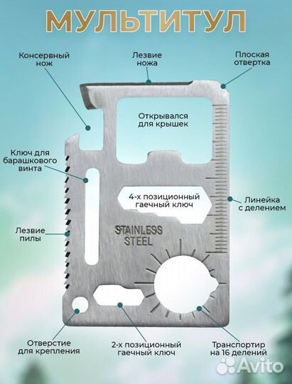 Набор для выживания походный туристический