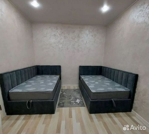 Кровать односпальная мягкая