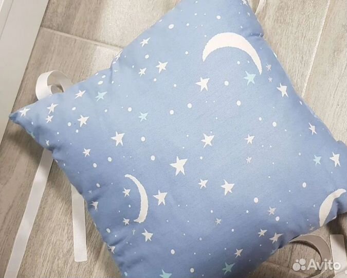 Бортики в детскую кроватку комплект + органайзер