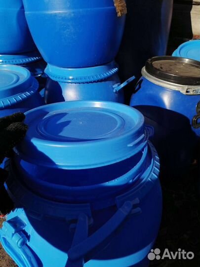 Бочки баки 40 литров пластиковые пищевые