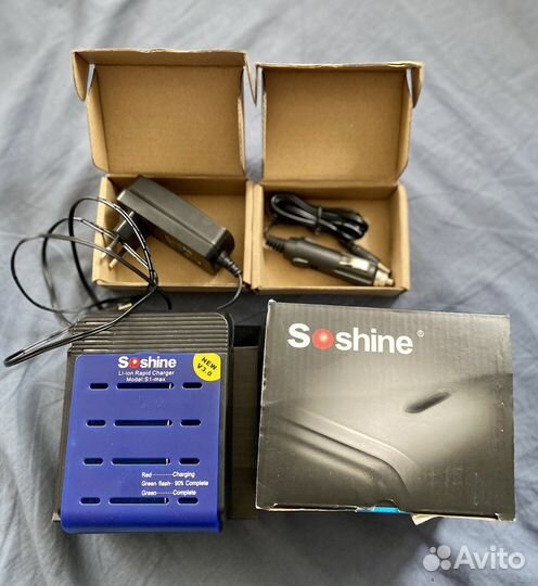 Зарядное устройство Soshine SC-S1 MAX v.3