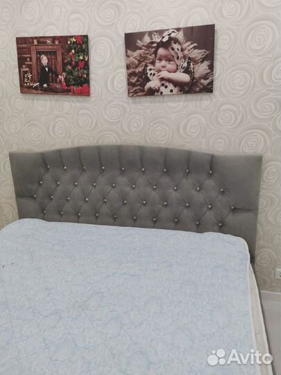 Перетяжка и ремонт кровати (бесплатная доставка)