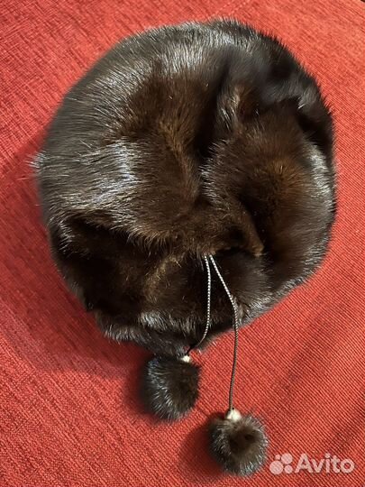 Берет норковый новый