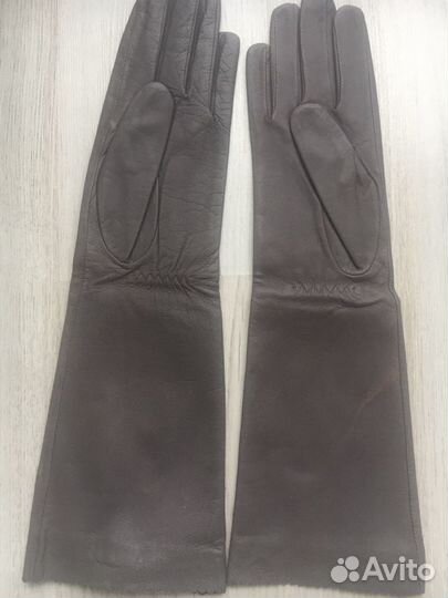 Перчатки новые кожа Mango
