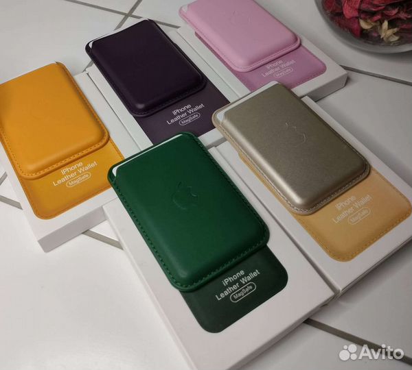 Apple leather wallet