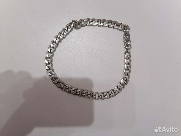 Мужская серебряная цепь