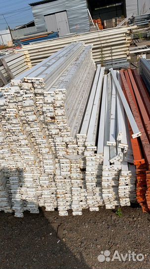 Стеллажи складские паллетные с пробегом