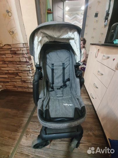 Прогулочная коляска babyton n100 grey